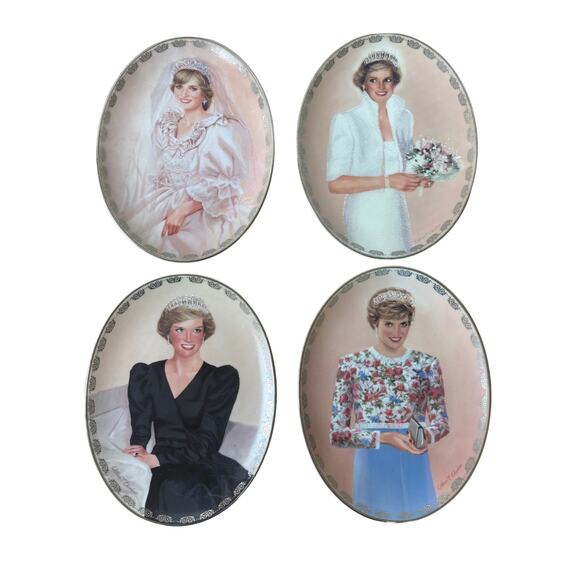 Princess Diana Collector Plate Set 6 Plate Limited Edition, Bradford Exchange - Picture 3 of 5